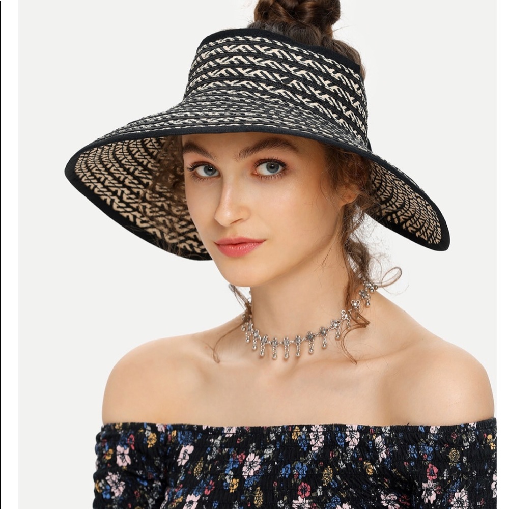 visor straw hat